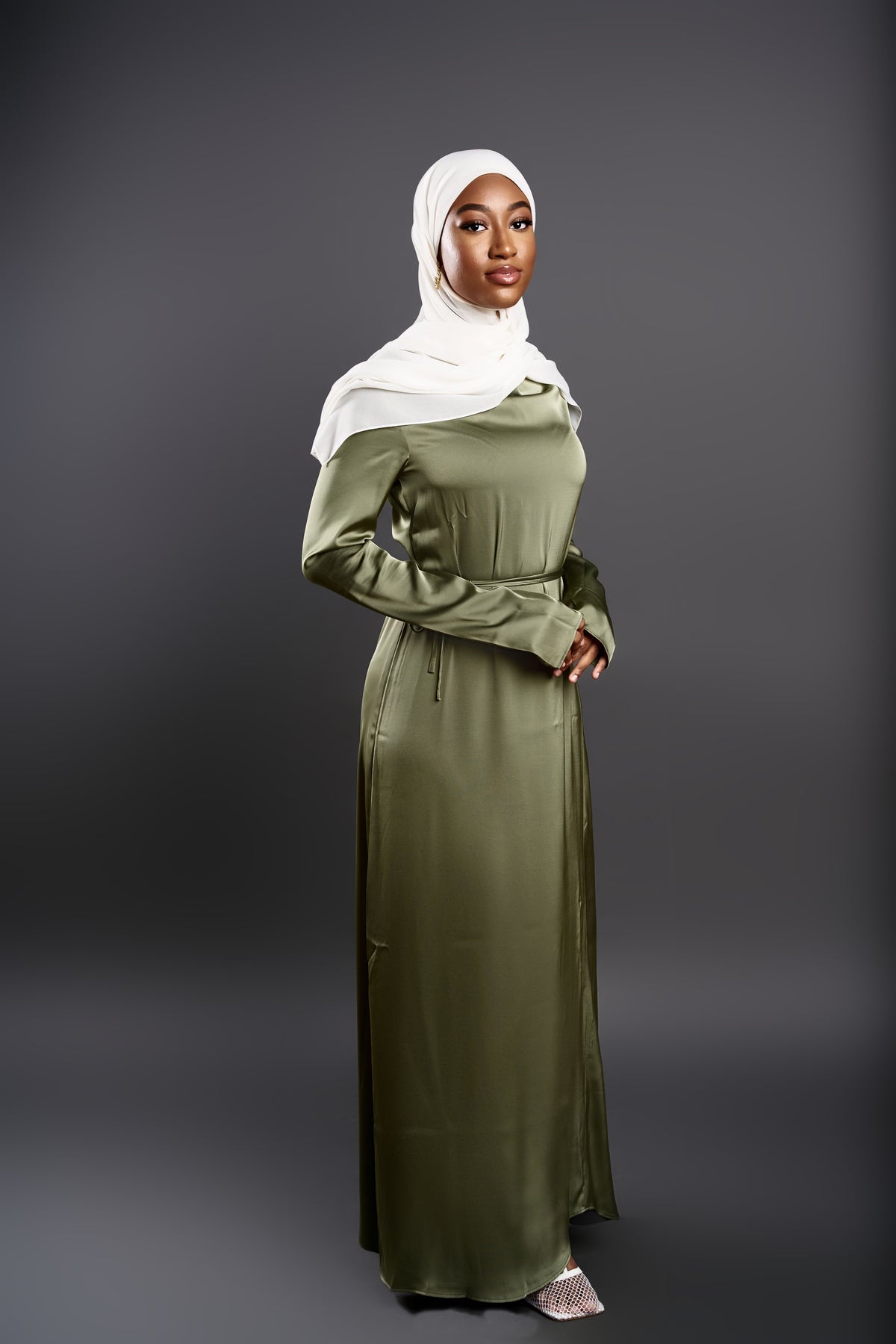 Raya Maxi dress - Olive Modest Bella Raya Maxi dress - Olive Modest Bella