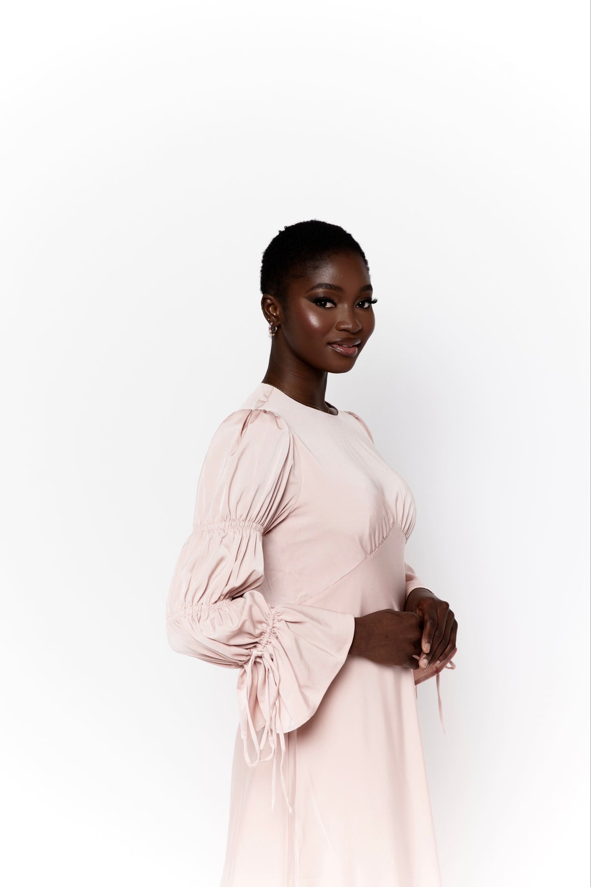 ilana Fur Maxi Dress - Rose Blush – Modest Bella ilana Fur Maxi Dress - Rose Blush – Modest Bella
