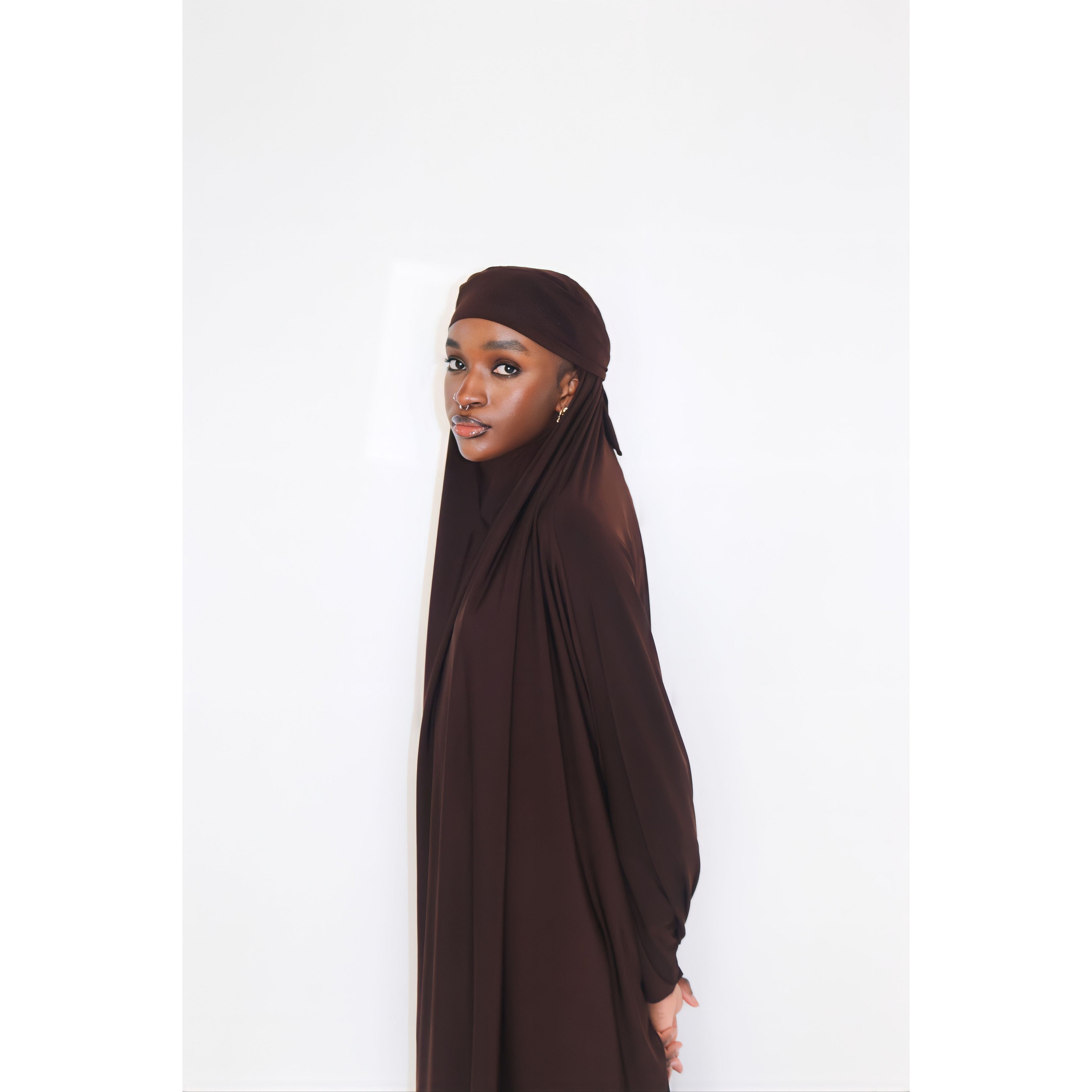 Coffee Jilbab / Dark Brown/ Prayer Set – Modest Bella